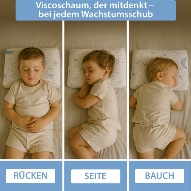 Kinderkissen Memory Form 54x37cm Höhe 11cm