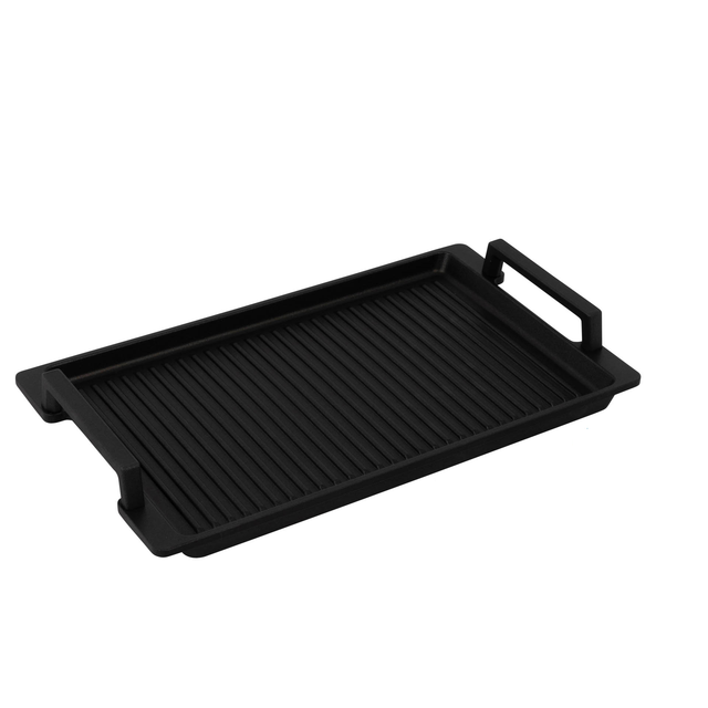 ANGEBOT !!! Grillplatte mit Seitengriffe inkl. 4 Ersatz-Silikonfüsschen