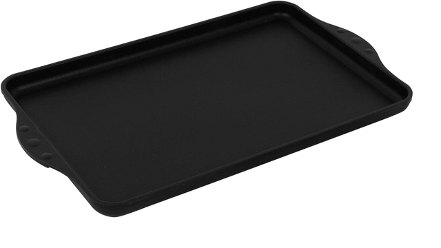 ANGEBOT !!! Grillplatte mit glatter Oberfläche inkl. 4 Ersatz-Silikonfüsschen