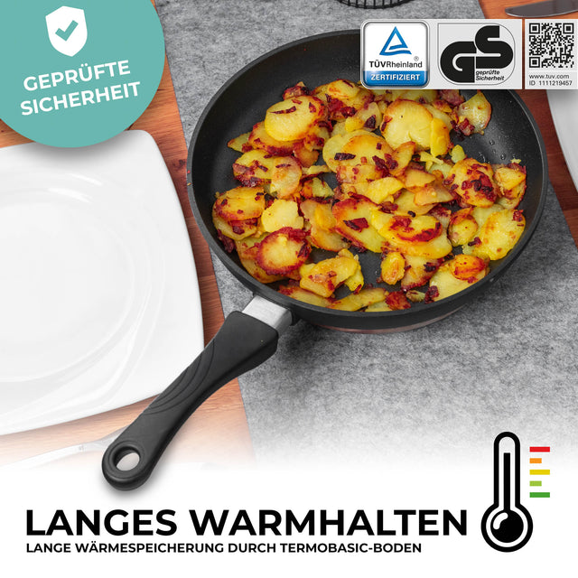 Schmorpfanne für alle Herdarten