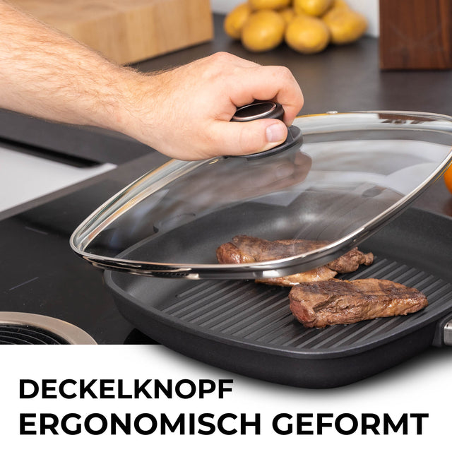 Alu-Guss Bratpfanne für alle Herdarten