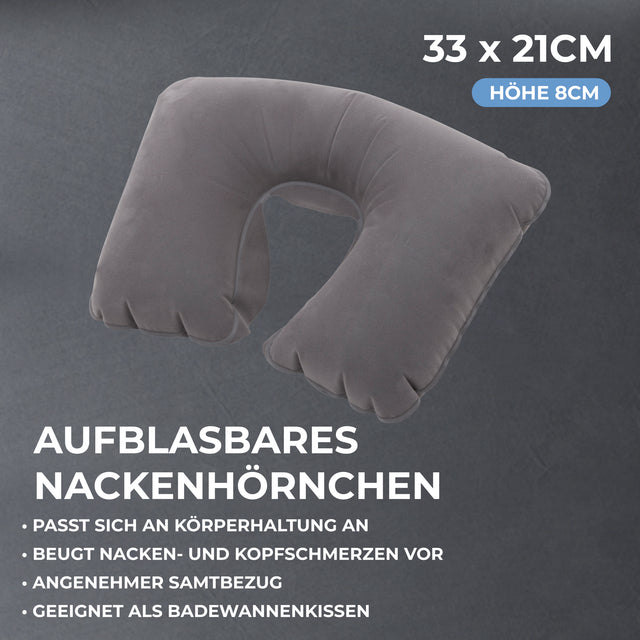 Aufblasbares Nackenhörnchen