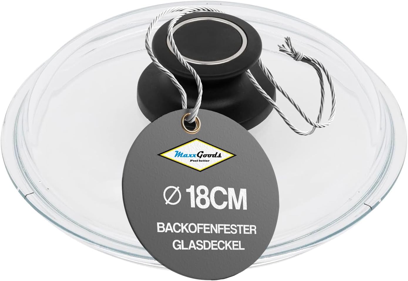 Vollglasdeckel rund in verschiedene Größen