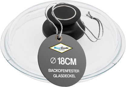 Vollglasdeckel rund in verschiedene Größen