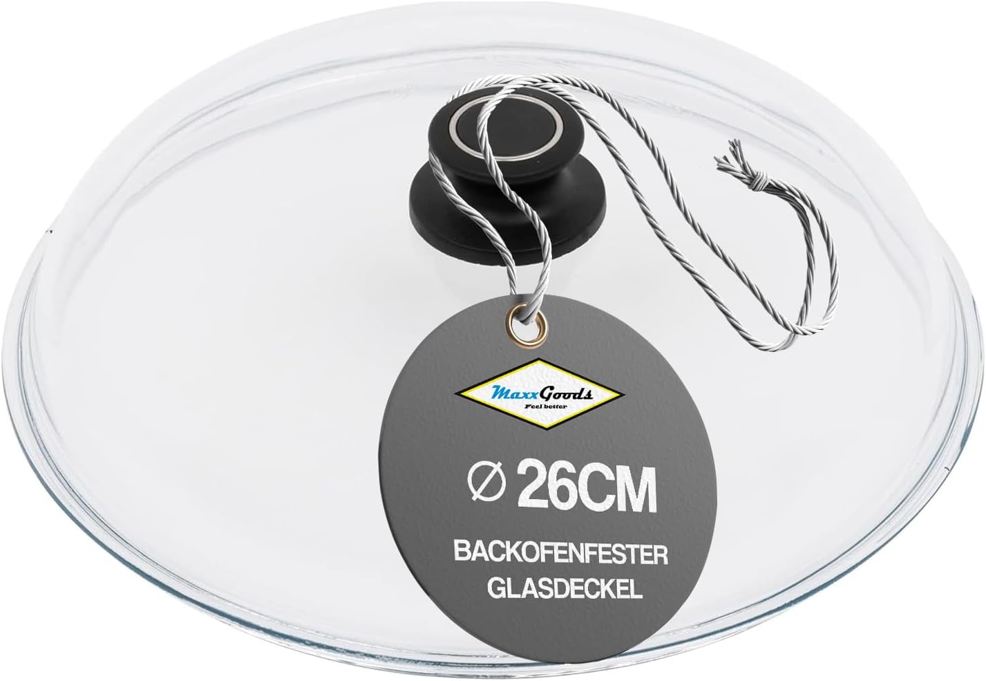 Vollglasdeckel rund in verschiedene Größen