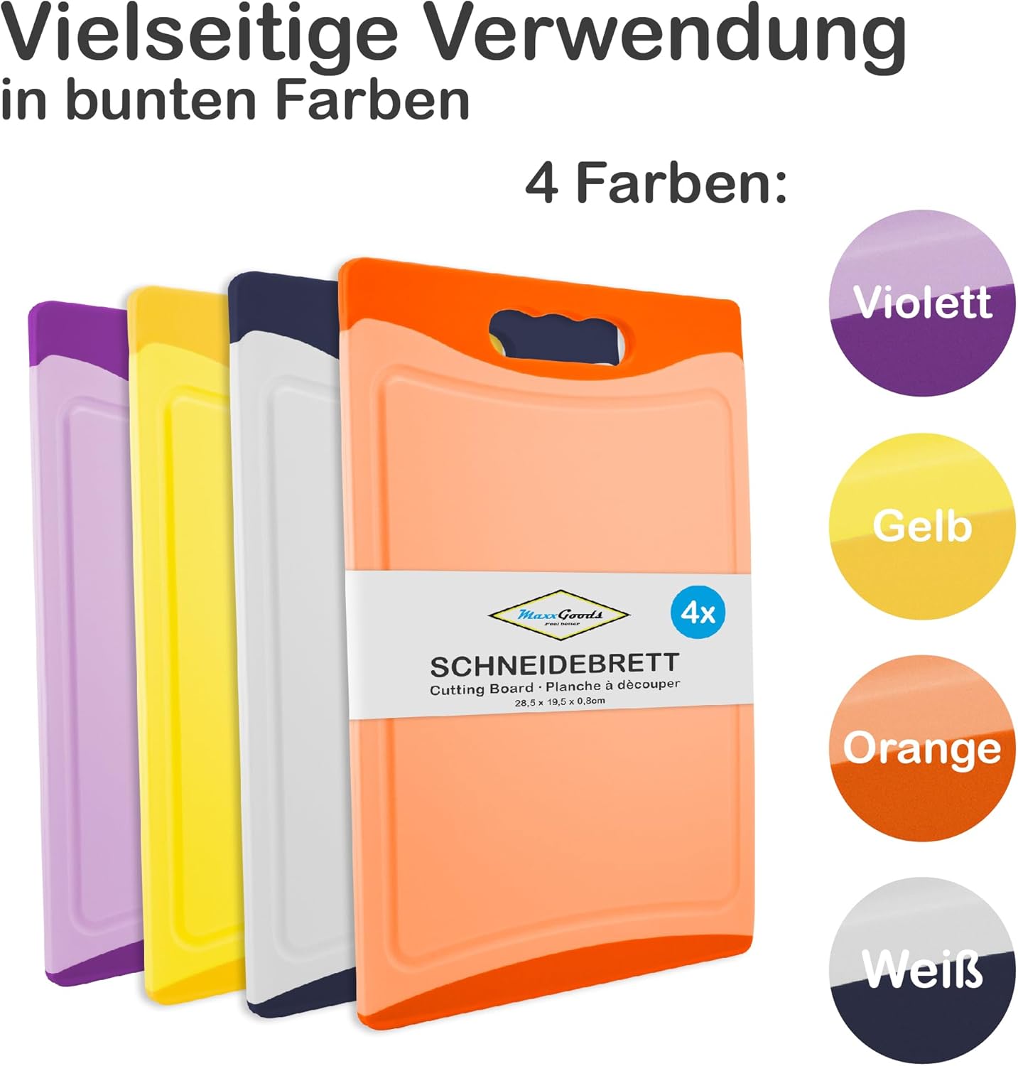 Schneidbretter 4er Set