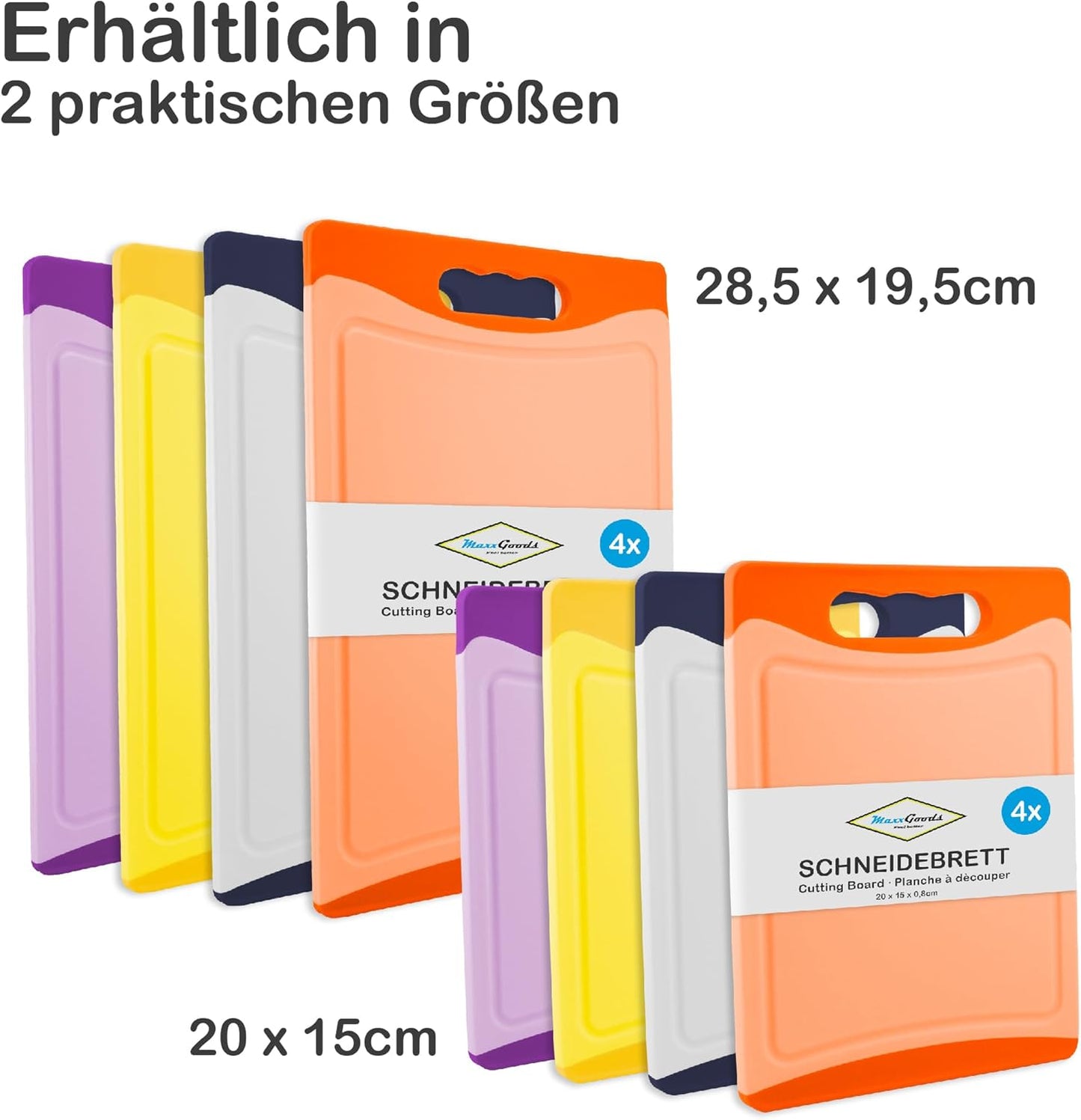 Schneidbretter 4er Set