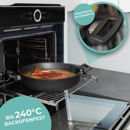 Angebot Eurolux by MaxxGoods Bratentopf eckig 28x28cm Höhe 10cm für alle Herdarten