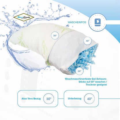 Gel-Schaum-Sticks-kühlendes Kissen aus hochwertigen Gelschaum Sticks waschbar