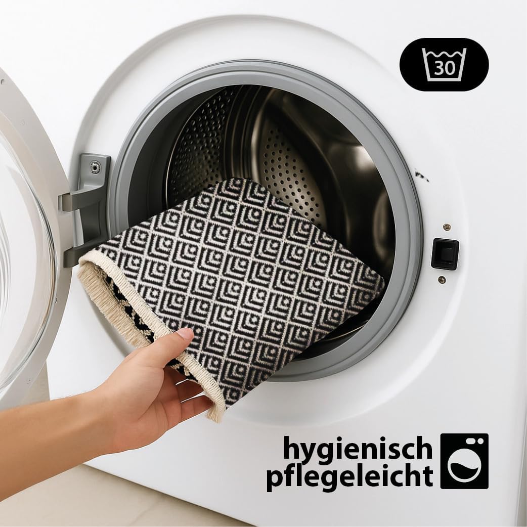 Kilim Teppich gelb 80cm x 150cm