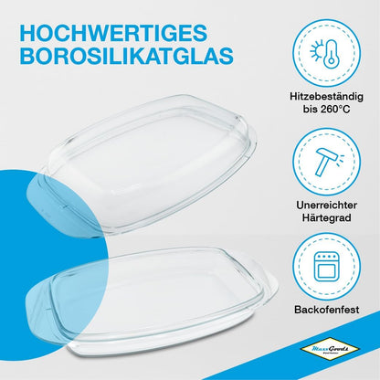 Jenauer Glasdeckel/ Auflaufform