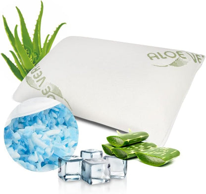 Reisekissen aus Stick Gel-Schaum 24x40x12cm waschbar