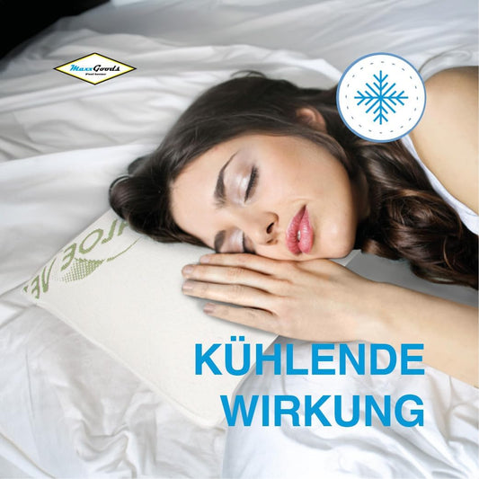 Reisekissen aus Stick Gel-Schaum 24x40x12cm waschbar