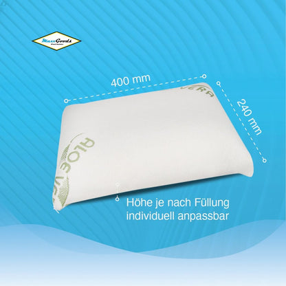 Reisekissen aus Stick Gel-Schaum 24x40x12cm waschbar