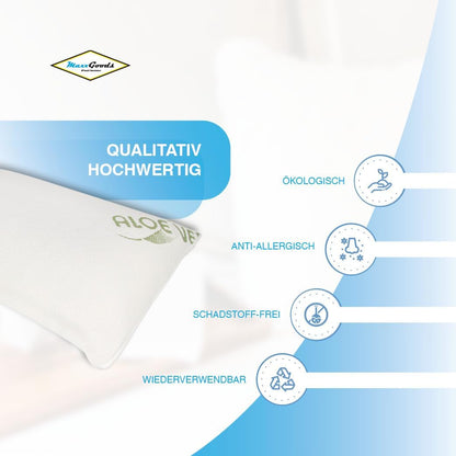 Reisekissen aus Stick Gel-Schaum 24x40x12cm waschbar