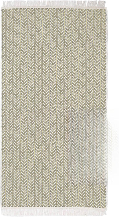 Kilim Teppich gelb 80cm x 150cm