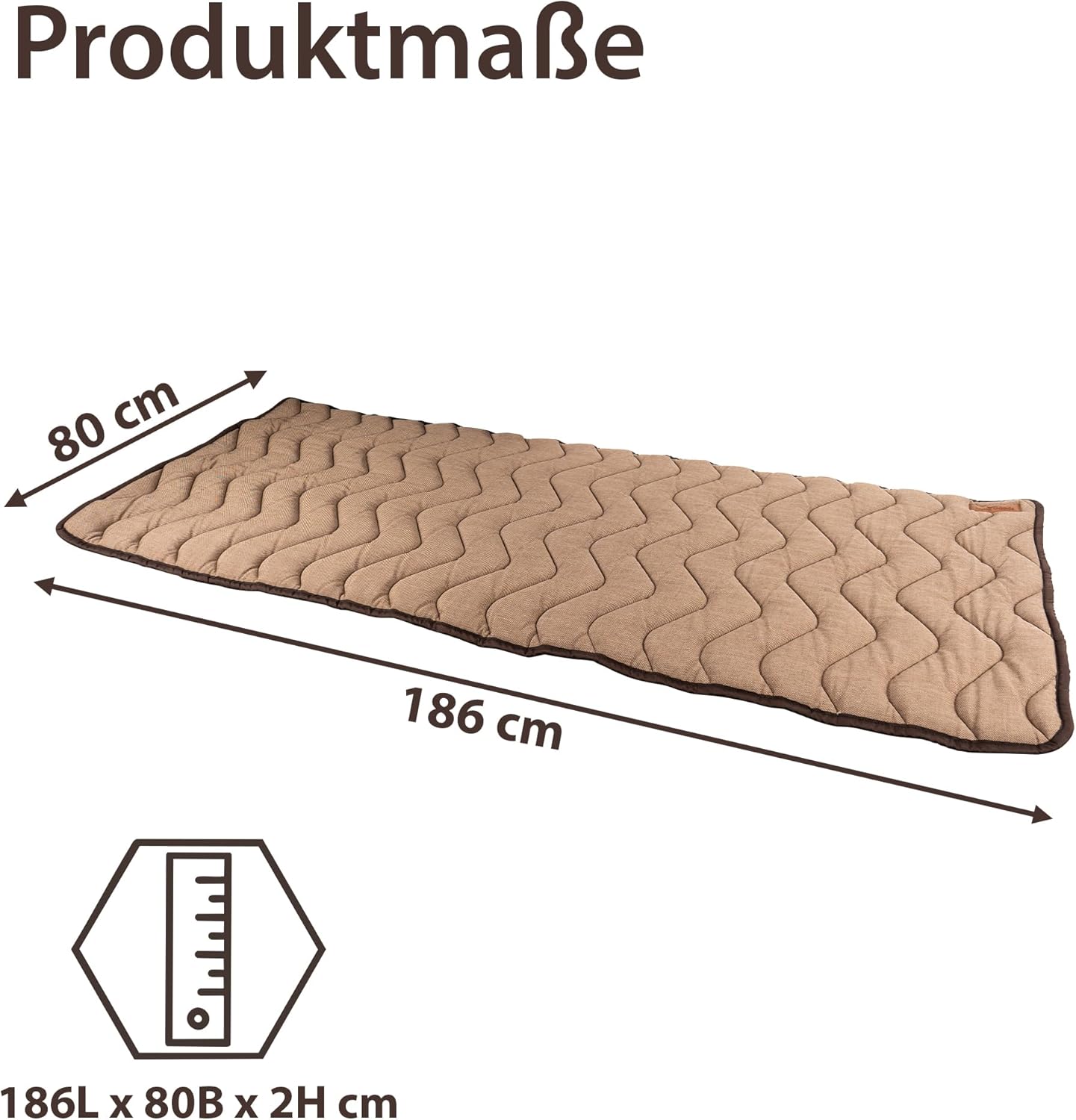 Multifunktions Matratze / Yoga/ Camping / Reisematratze 186 x 80cm