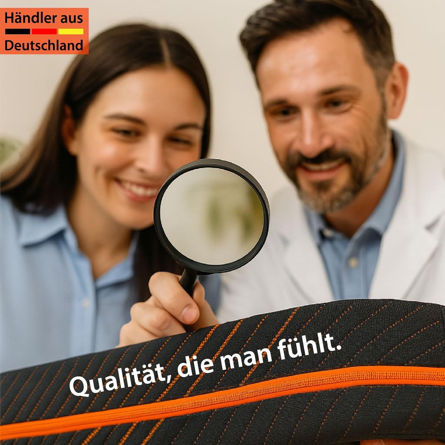 Klappmatratze 3-teilige Faltmatratze 90x190x10 cm - Faltbare Gästematratze mit Komfort-Schaumstoff, klappbar & platzsparend Matratze - waschbarer Bezug - Reisebett für Erwachsene & Kinder