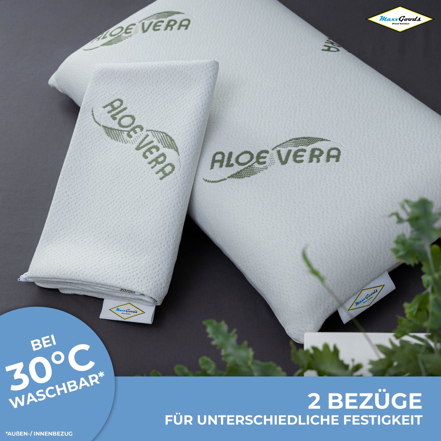 Restposten Abverkauf!!! Solange der Vorrat reicht!!!Orthopädisches Nackenstützkissen AloeVera