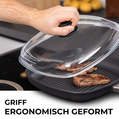 Vollglasdeckel rund in verschiedene Größen