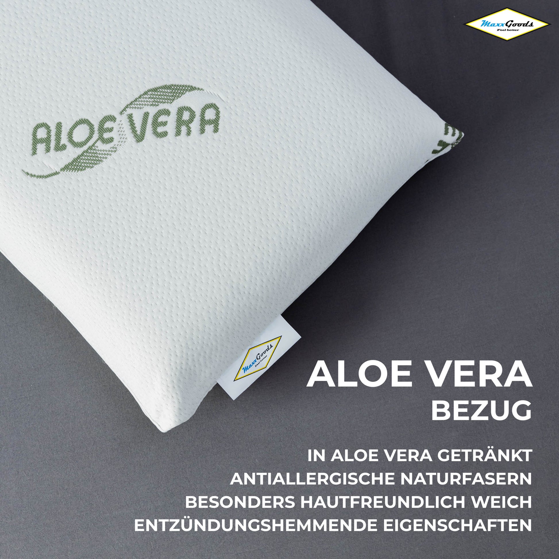 aloe vera kissen maxxgoods Restposten Abverkauf!!! Solange der Vorrat reicht!!!Orthopädisches Nackenstützkissen AloeVera