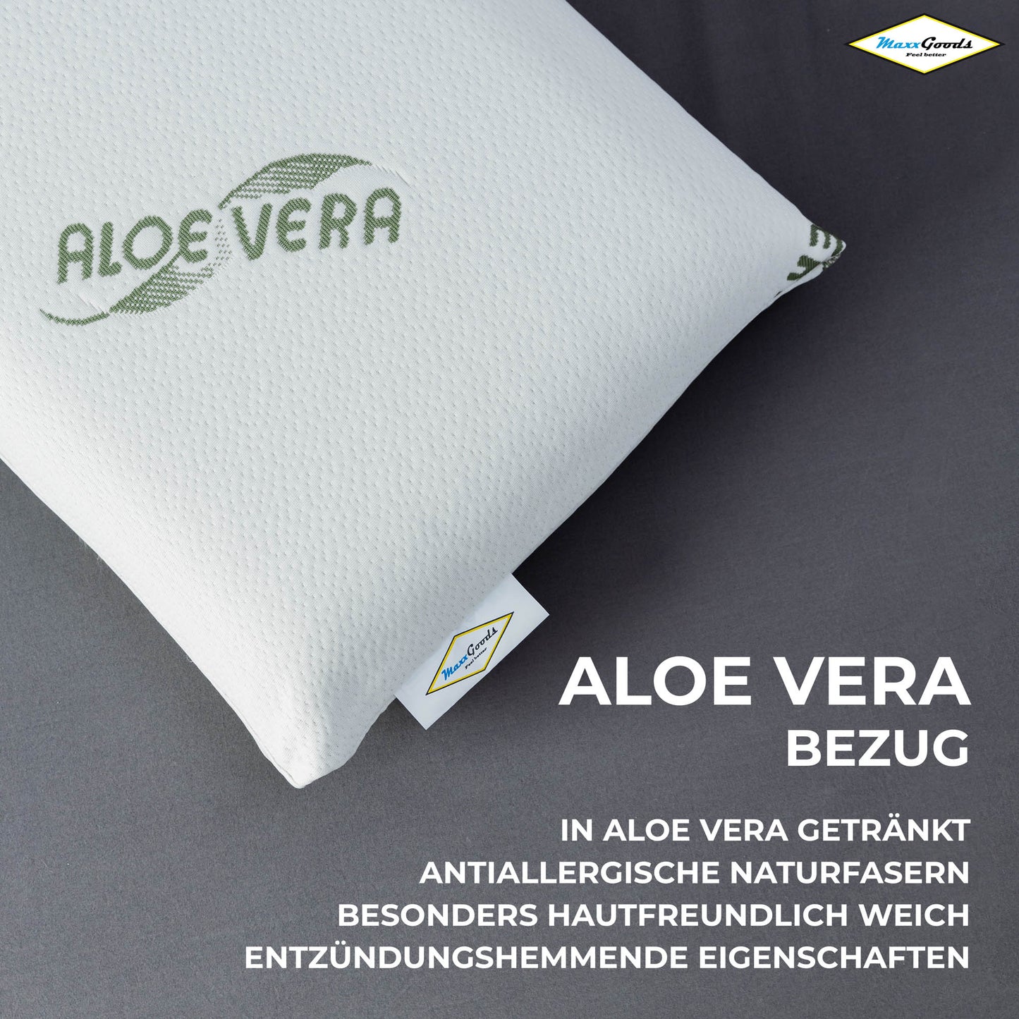 Restposten Abverkauf!!! Solange der Vorrat reicht!!!Orthopädisches Nackenstützkissen AloeVera