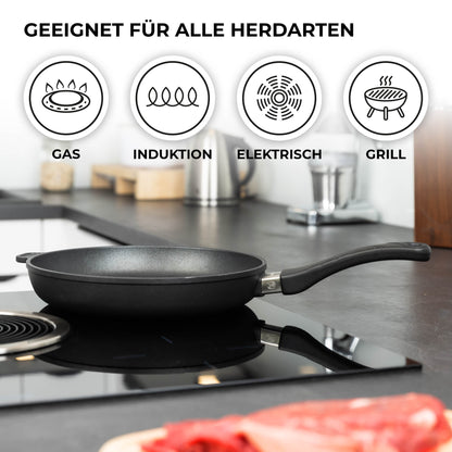 Schmorpfanne für alle Herdarten