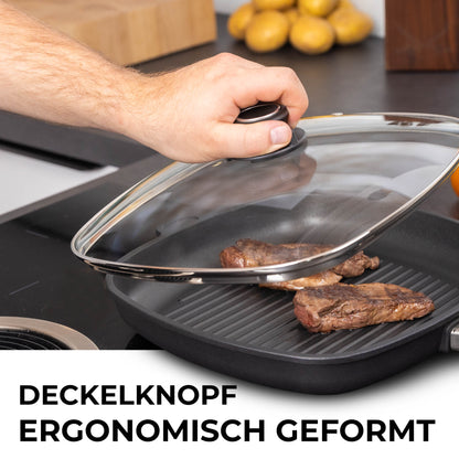 Alu-Guss Bratpfanne für alle Herdarten