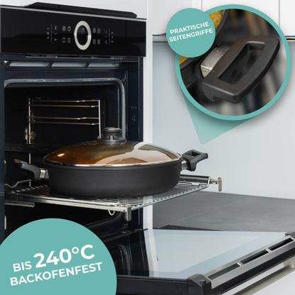 Alu-Guss Kasserolle für alle Herdarten